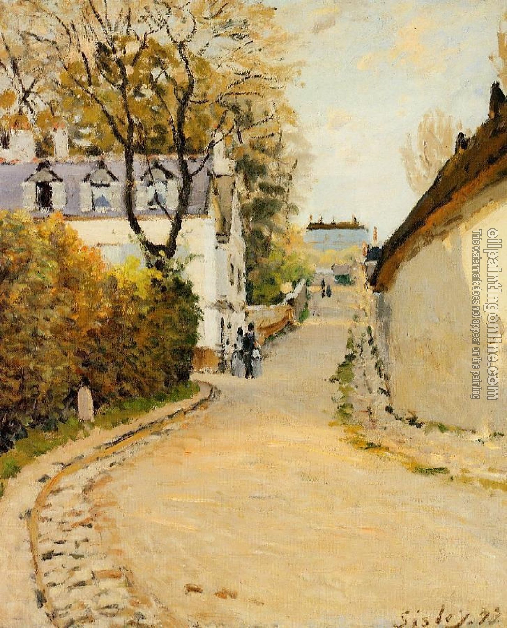 Sisley, Alfred - Rue de la Princesse, Louveciennes